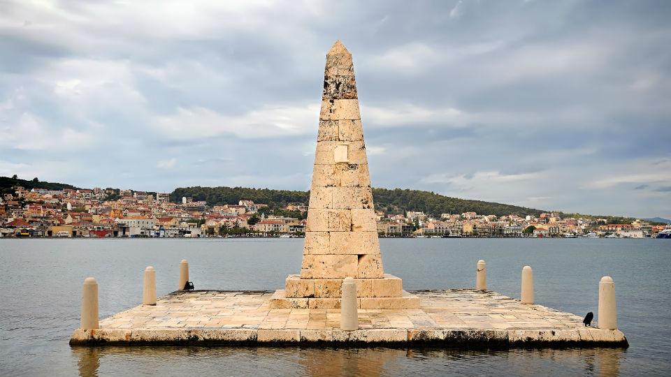 Argostoli Town In Kefalonia Greece image