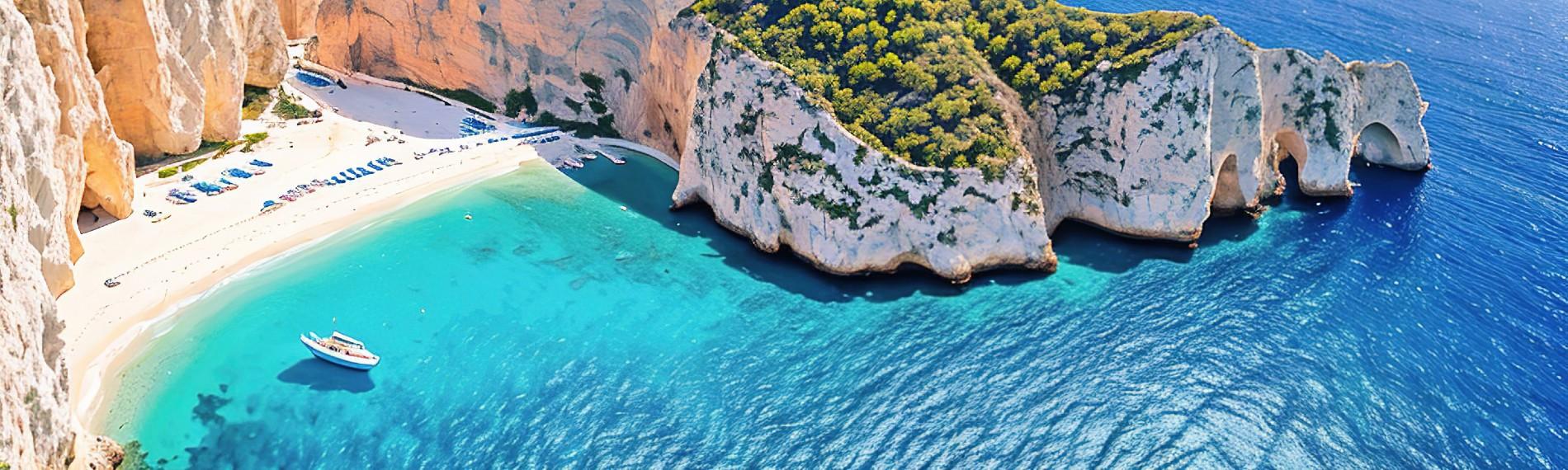 Navagio Beach in Zante