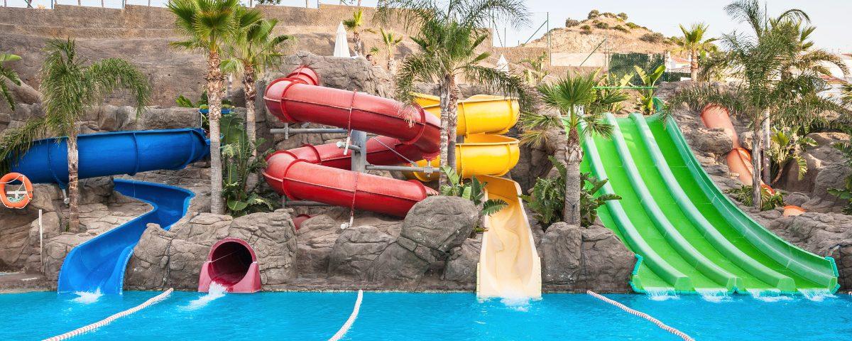 Globales Los Patos Park water slides in Spain's Costa del Sol