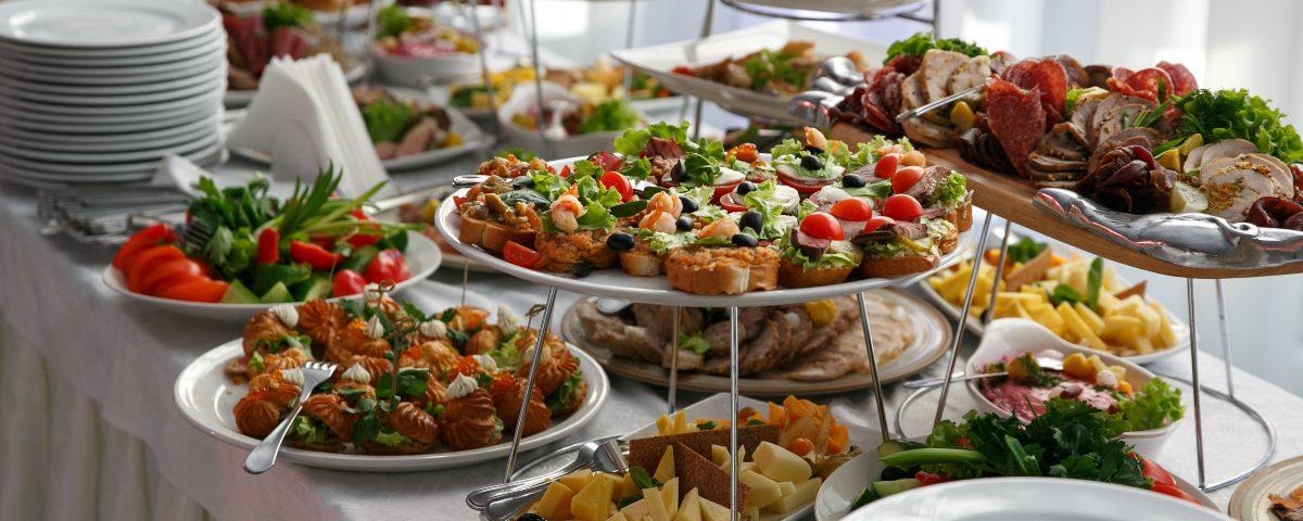 Fancy buffet spread