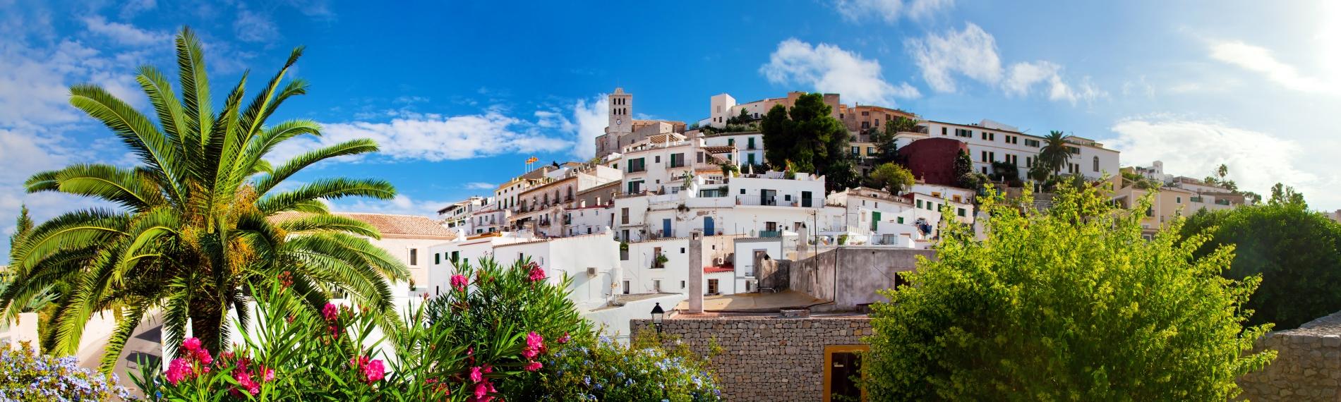 A view of Ibiza Town in Ibiza